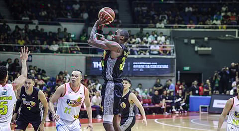 Rondae Hollis-Jefferson delivers an all-around performance to lift TNT Tropang Giga to an 81-79 win over Rain or Shine in Game 4 of their PBA Governors’ Cup best-of-seven semifinal series yesterday at the Smart Araneta Coliseum.