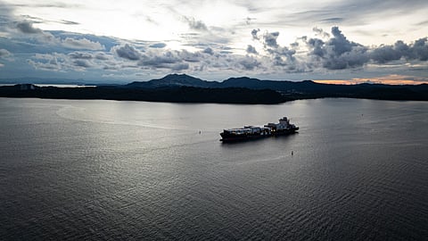 Cargo ship leaves the Panama Canal on the Pacific Ocean side in Panama City. The number of ships sailing through the Panama Canal fell by 29 percent last year, compared to the previous year, due to the drought, the canal authority reported Tuesday. According to data provided by the Panama Canal Authority to Agence France-Presse, during the 2024 fiscal year, 9,936 vessels passed through the waterway.