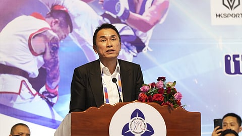 Asian MMA Association president Gordon Tang