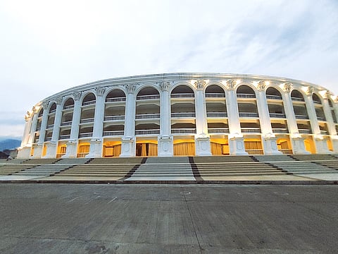 The newly-unveiled Sorsogon Sports Arena (File photo by Lade Kabagani)