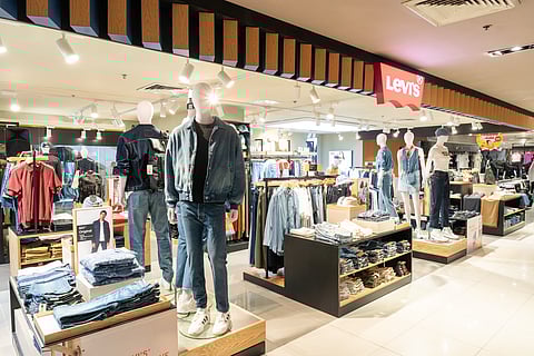 The new Levi’s store at SM Makati.