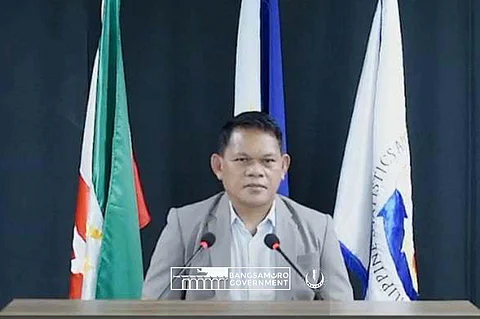 PSA-BARMM Officers-in-Charge Regional Director Engr. Akan Tula during a Press Conference to report the Inflation Rate in the Bangsamoro region on Oct. 11, 2024