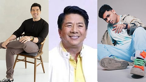 FROM left: Luis Manzano, Willie Revillame and Michael Pacquiao.