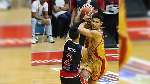 Rookie Chris Hubilla and Mapua rumble their way past Letran College, 86-78, in their Season 100 NCAA men’s basketball tournament game at the Filoil EcoOil Centre in San Juan.