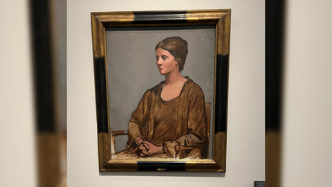 ‘Portrait of a Seated Woman (Olga)’ (1923) by Pablo Picasso.