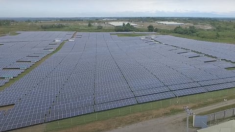 Solar energy farm of Citicore Renewable Energy Corporation.