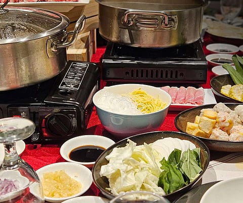 The weekend hot pot is perfect for families and barkadas.