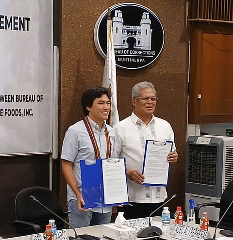 BuCor inks agreement with food company for PDL employment