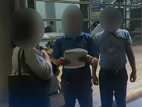 Wanted Pinay intercepted