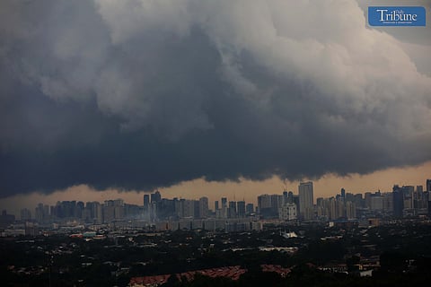 On Tuesday afternoon, 22 October, 2024, dark clouds covered parts of Metro Manila. PAGASA has announced that the country's 11th tropical cyclone for 2024, Tropical Storm Kristine (Trami), will affect parts of Luzon, Visayas, and Mindanao.