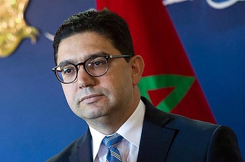 Moroccan FM Nasser Bourita.
