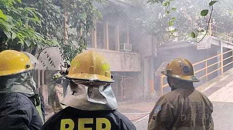 Blaze razes part of Mary Chiles Hospital