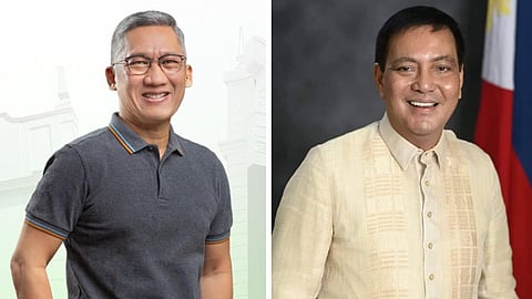 Mandaue City Mayor Jonas Cortes and Cebu City Mayor Michael Rama