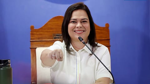On Friday, 18 October 2024, Vice (FILE) President Sara Z. Duterte held a press conference at the Office of the Vice President (OVP) in Mandaluyong City, dubbed "Drag Me to Hell Presscon." During the event, she addressed the Department of Education (DepEd) budget and her friendship with President Ferdinand Marcos Jr.