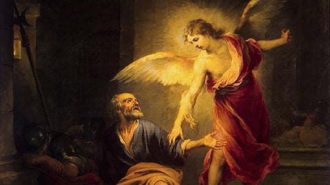 "The Liberation of Saint Peter" (1665-1667) by Bartolomé Esteban Murillo