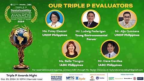 IABC PH, Deloitte, MBC hosts inaugural Triple P Sustainabilty Awards