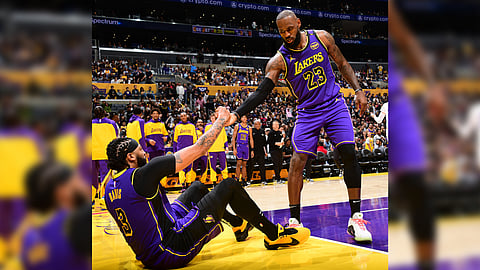 Lebron James and Anthony Davis assert their might, lifting the Los Angeles Lakers to a 123-116 win over the Phoenix Suns in the NBA regular season.