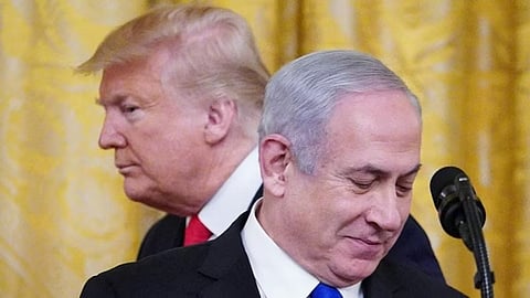 (FILE) Netanyahu has only served opposite one Republican American President, Donald Trump.