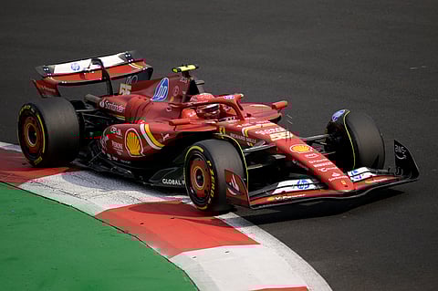 Carlos Sainz asserts his might as he grabbed the pole position ahead of reigning champion Max Verstappen in the qualifying session for the Mexico City Grand Prix on Sunday.