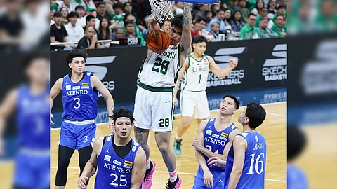 Kevin Quiambao runs wild with 33 points during La Salle’s 80-65 win over rival Ateneo in their Season 87 UAAP basketball game Saturday.