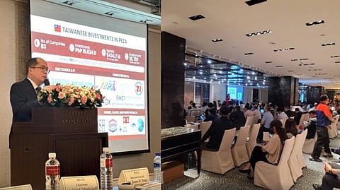 PEZA Director General Tereso O. Panga delivering the keynote presentation at the Philippine Investment Forum in Taipei