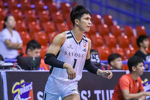 Shawie Caritativo displays the form that made her the clear choice for the Spikers’ Turf Player of the Week honors.
