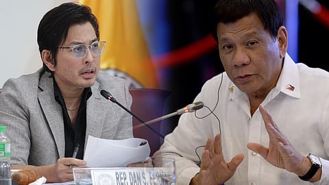 House Quad Committee co-chair Bienvenido Abante Jr. and former President Rodrigo Duterte