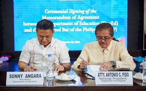 DepEd, IBP launch free legal aid for educators