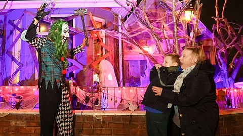 Elliot Smith has turned his home into one of the scariest Halloween houses in the UK.