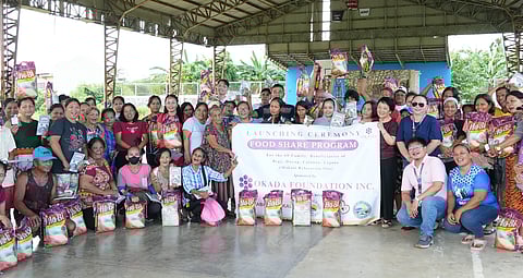 Okada Foundation brings Food Share Program to families in Calauan, Laguna