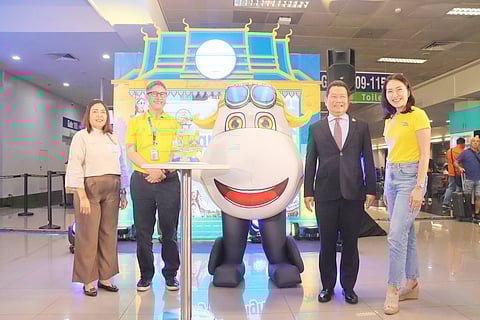 Celebrating the Chiang Mai route opening are (from left) Tourism Authority of Thailand director Yatika Kaewborisoo, CEB president and chief commercial officer Xander Lao, Ambassador of the Kingdom of Thailand to the Philippines Tull Traisorat, and CEB chief marketing and customer experience officer Candice Iyog.