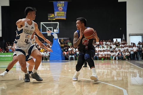 Encho Serrano shines, lifting Pampanga to an 83-80 win over Nueva Ecija to advance to the North Division Finals of the MPBL Sixth Season.