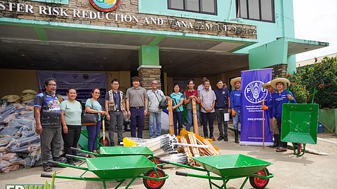 FAO donates farm tools, implements cash for work