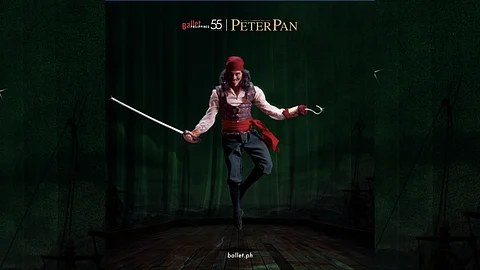 Captain Hook dances in Ballet Philippines' Peter Pan