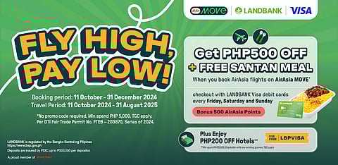 AirAsia, LandBank, Visa offer travel deals