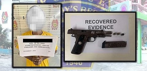 Cops seize gun from man inside Pasay cemetery