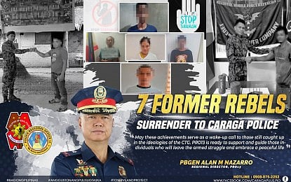 Caraga insurgents wave white flag