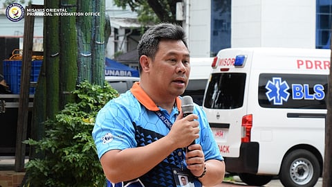 Misamis Oriental PDRRMO head Fernando Dy Jr.