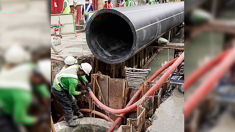 To minimize disruptions, Maynilad's P695-million Parañaque sewerage project makes use of trenchless technology which allows the insertion of durable sewer pipes sans the need for extensive surface digging.