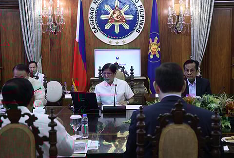 President Ferdinand "Bongbong" Marcos Jr. leads the 22nd National Economic and Development Authority (NEDA) meeting at Malacañan Palace.