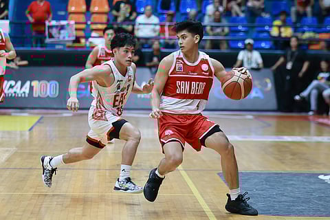 Emman Tagle catches fire, dropping 20 points to lead San Beda to a 30-point massacre of EAC, 89-59, in Season 100 NCAA men’s basketball tournament on Wednesday.