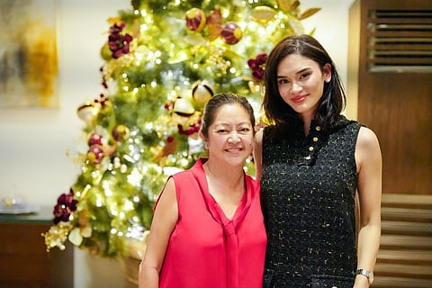 First Lady Louise “Liza” Araneta-Marcos and Miss Universe 2015 Pia Wurtzbach