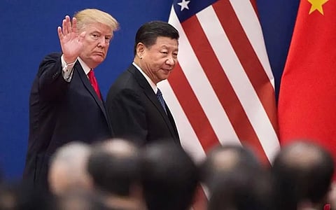 (FILE PHOTO) Xi Jinping and Donald Trump have previously met four times, with the former US president touting their ‘very strong relationship’.