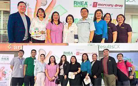 Generics Awareness Month 2024 event, Rhea Generics partnered with the Department of Health and Mercury Drug to provide high-quality and affordable healthcare solutions.