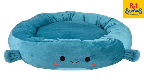 Pet Express Round Animal Whale Pet Bed.