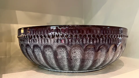 Ceramic bowl.