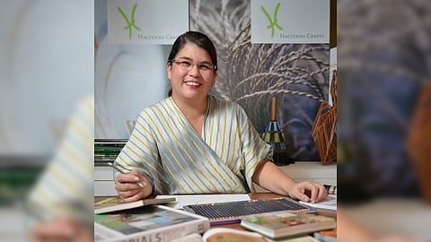 Christina Gaston, Association of Negros Producers president and owner of Hacienda Crafts Co underscores the importance of sustainable production and circular production for bringing about sustainable development.
