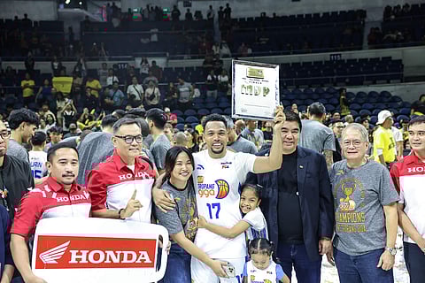 Veteran guard Jayson Castro is named Finals MVP following a stellar performance in TNT’s title conquest in the PBA Governors’ Cup.