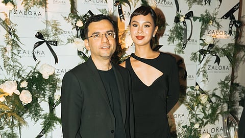 AASHISH Midha, chief executive officer and managing director of Zalora Philippines and Indonesia with actress Kaila Estrada.