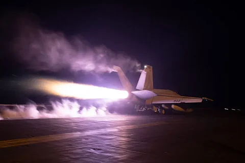 US Central Command forces conduct strikes on Houthi targets in Yemen, January 22